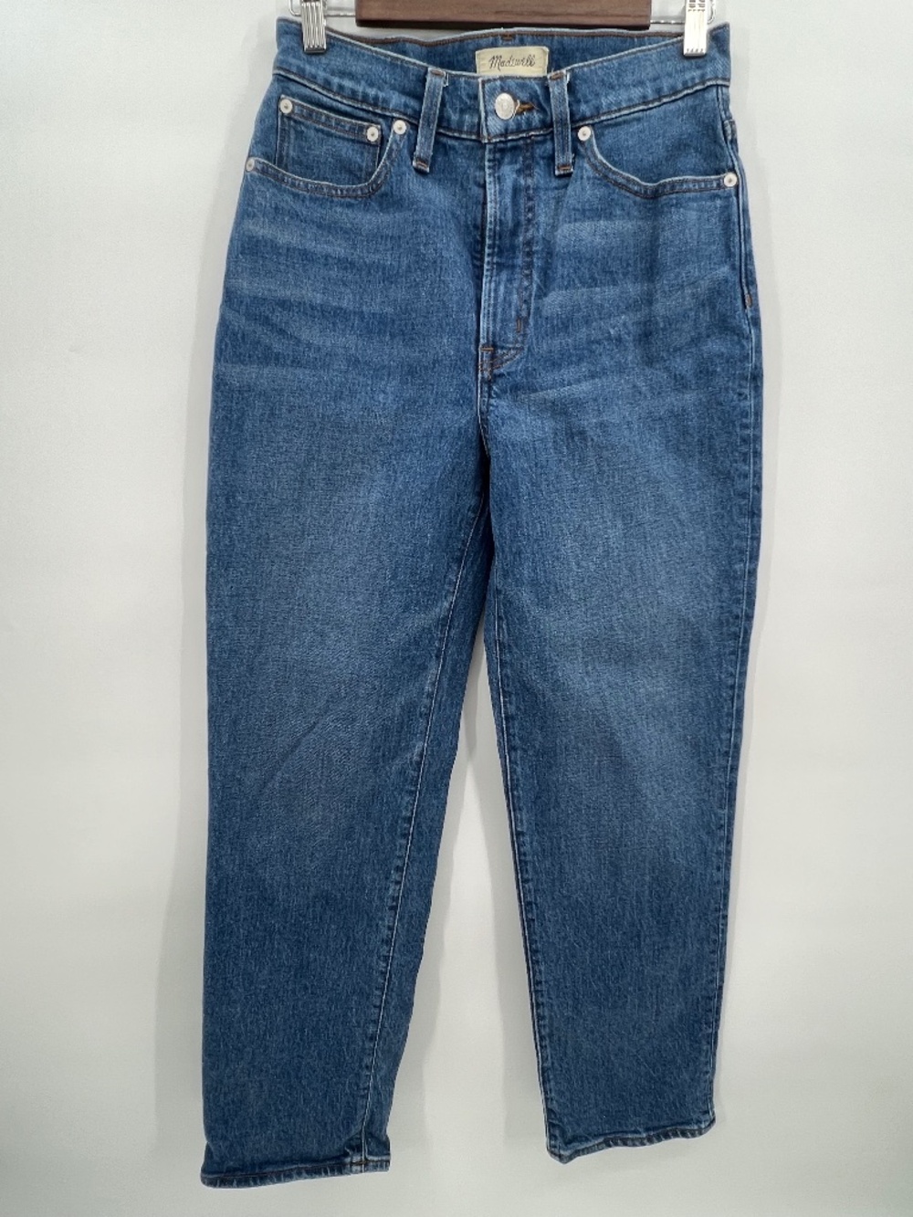 Madewell Perfect Vintage Straight Jeans Size 27 Mayfield Wash High Rise NG251